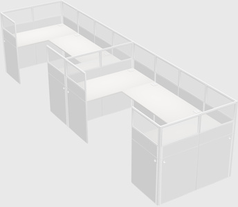 Cabine en u