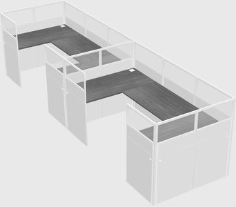 Cabine en u