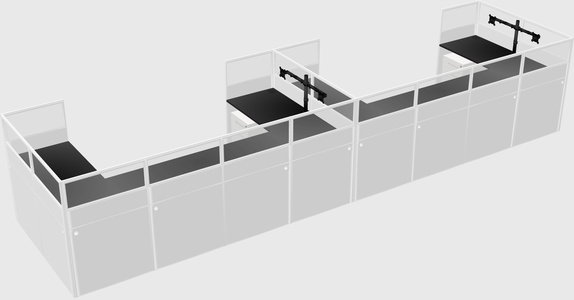Cabine en u