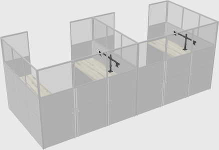 Cabine en u