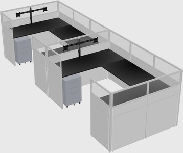 Cabine en u