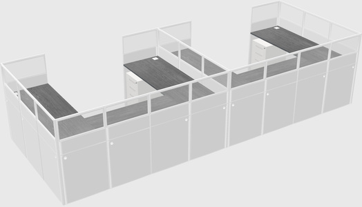 Cabine en u