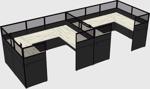 Cabine en u