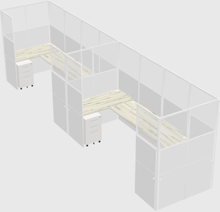 Cabine en u