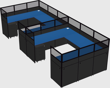 Cabine en u