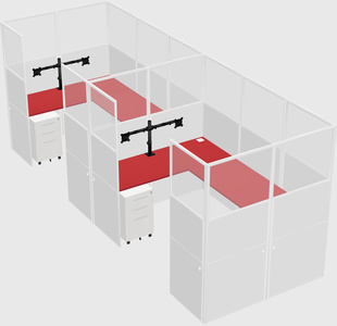 Cabine en u