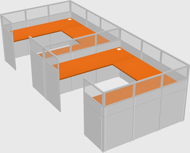 Cabine en u