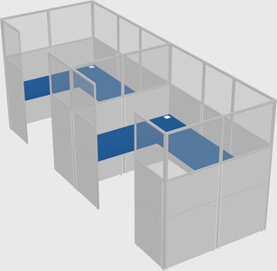 Cabine en u