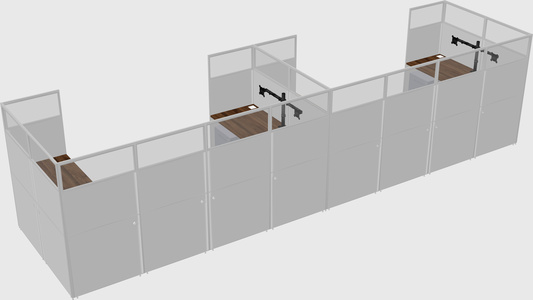 Cabine en u