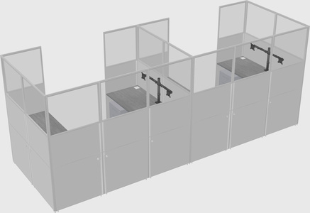 Cabine en u