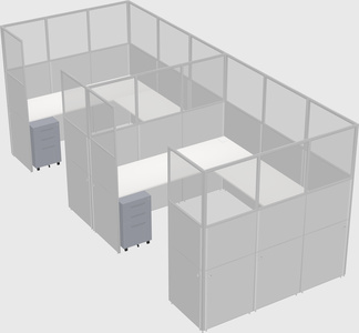 Cabine en u