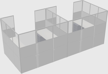 Cabine en u