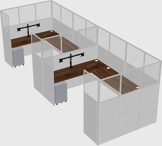 Cabine en u