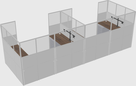 Cabine en u