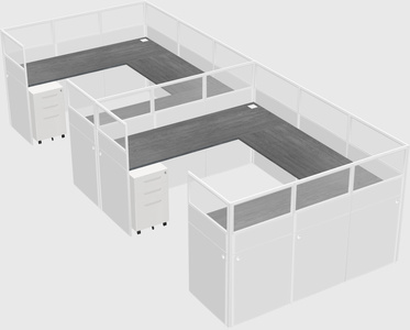 Cabine en u