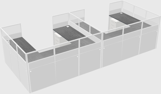 Cabine en u