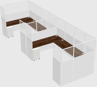 Cabine en u