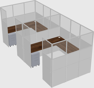 Cabine en u