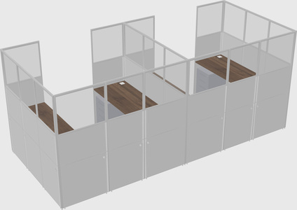 Cabine en u