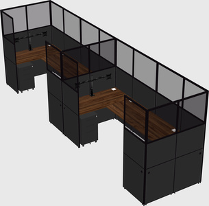Cabine en u