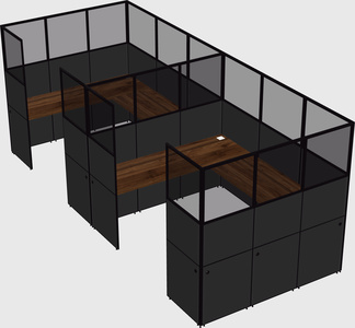 Cabine en u