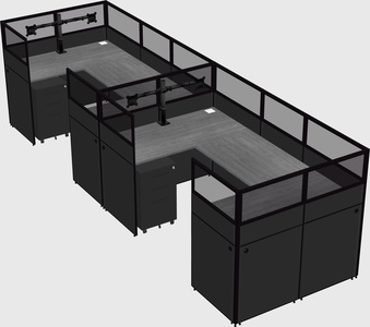 Cabine en u