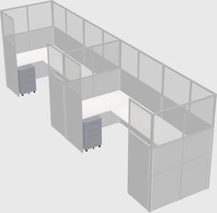 Cabine en u