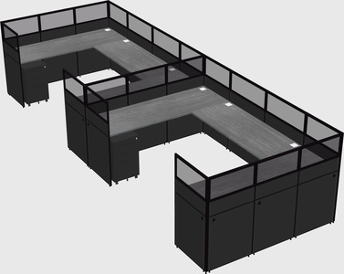 Cabine en u