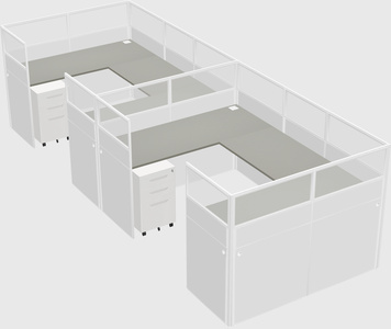Cabine en u