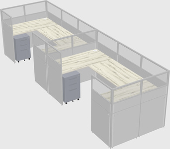 Cabine en u