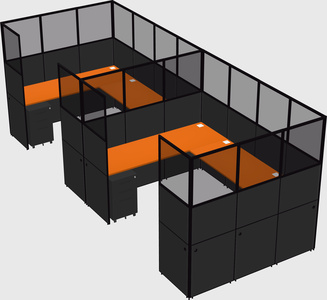 Cabine en u
