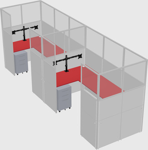 Cabine en u