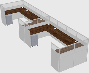 Cabine en u