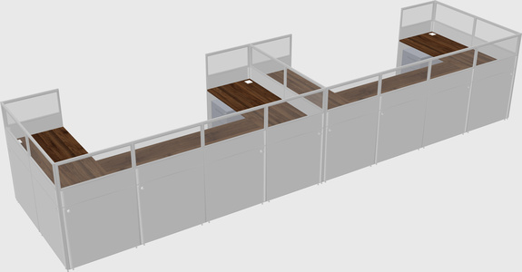 Cabine en u