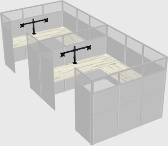 Cabine en u