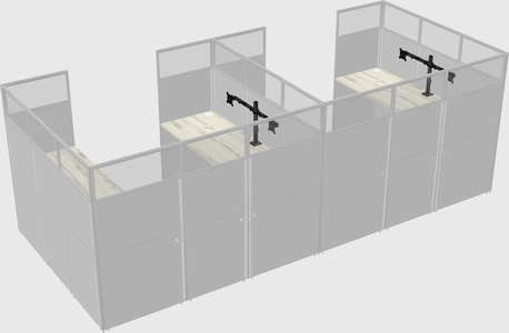 Cabine en u