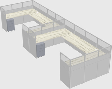 Cabine en u