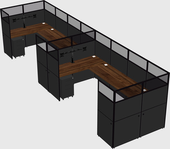 Cabine en u