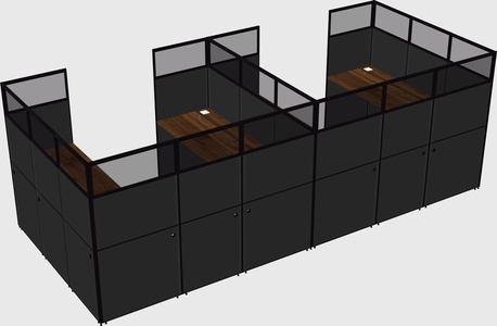 Cabine en u
