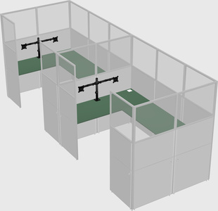 Cabine en u