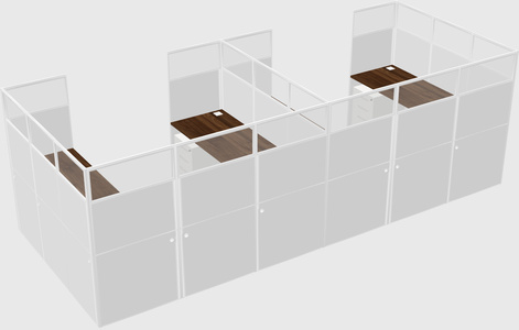 Cabine en u