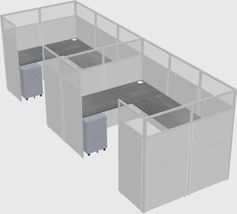Cabine en u