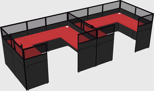 Cabine en u
