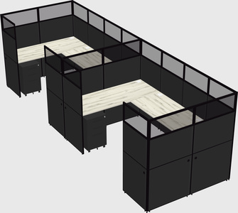 Cabine en u