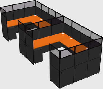 Cabine en u