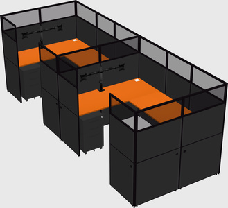 Cabine en u
