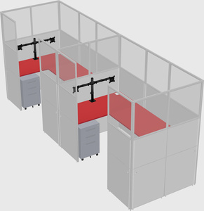 Cabine en u