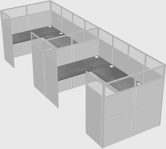Cabine en u