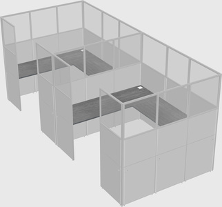 Cabine en u
