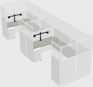 Cabine en u